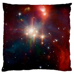 Astrology Astronomical Cluster Galaxy Nebula Large Cushion Case (two Sides) by Jancukart