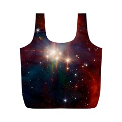 Astrology Astronomical Cluster Galaxy Nebula Full Print Recycle Bag (m) by Jancukart