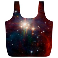 Astrology Astronomical Cluster Galaxy Nebula Full Print Recycle Bag (xl) by Jancukart