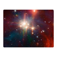 Astrology Astronomical Cluster Galaxy Nebula Two Sides Premium Plush Fleece Blanket (mini)