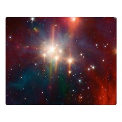 Astrology Astronomical Cluster Galaxy Nebula Two Sides Premium Plush Fleece Blanket (large) by Jancukart