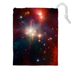 Astrology Astronomical Cluster Galaxy Nebula Drawstring Pouch (4xl) by Jancukart