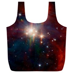 Astrology Astronomical Cluster Galaxy Nebula Full Print Recycle Bag (xxl) by Jancukart