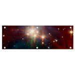 Astrology Astronomical Cluster Galaxy Nebula Banner and Sign 6  x 2  Front