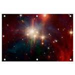 Astrology Astronomical Cluster Galaxy Nebula Banner and Sign 6  x 4  Front