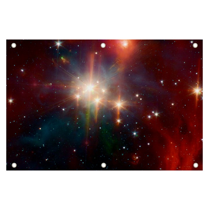 Astrology Astronomical Cluster Galaxy Nebula Banner and Sign 6  x 4 