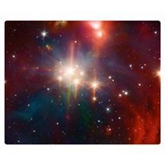 Astrology Astronomical Cluster Galaxy Nebula Premium Plush Fleece Blanket (medium) by Jancukart