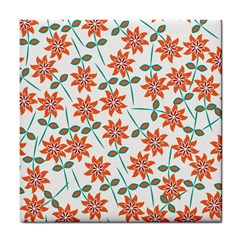 Bloom Blossom Botanical Tile Coaster