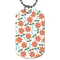 Bloom Blossom Botanical Dog Tag (one Side)