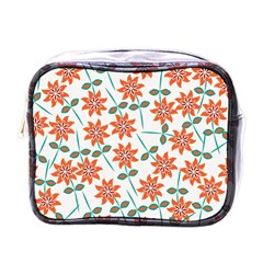 Bloom Blossom Botanical Mini Toiletries Bag (one Side) by Jancukart