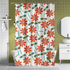 Bloom Blossom Botanical Shower Curtain 48  X 72  (small) 