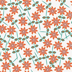 Bloom Blossom Botanical Play Mat (square) by Jancukart