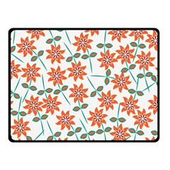 Bloom Blossom Botanical Two Sides Fleece Blanket (small) by Jancukart