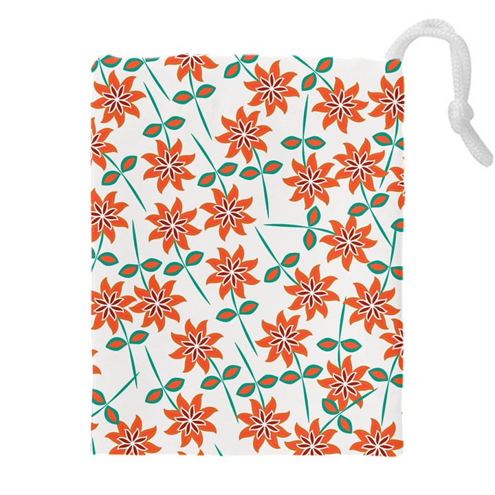 Bloom Blossom Botanical Drawstring Pouch (5XL)