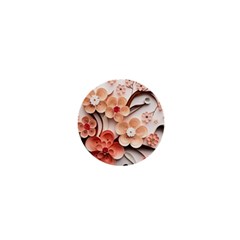 Sakura Flowers Flower Pink Blossom Spring 1  Mini Magnets