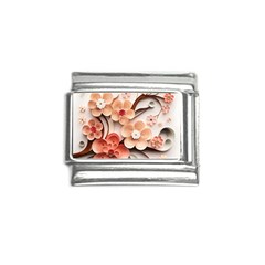 Sakura Flowers Flower Pink Blossom Spring Italian Charm (9mm) by Jancukart