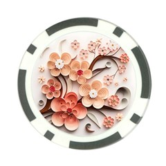 Sakura Flowers Flower Pink Blossom Spring Poker Chip Card Guard (10 pack)