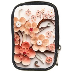 Sakura Flowers Flower Pink Blossom Spring Compact Camera Leather Case