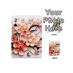 Sakura Flowers Flower Pink Blossom Spring Playing Cards 54 Designs (mini)