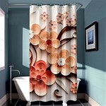 Sakura Flowers Flower Pink Blossom Spring Shower Curtain 36  x 72  (Stall)  Curtain(36 X72 ) - 33.26 x66.24  Curtain(36 X72 )