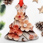 Sakura Flowers Flower Pink Blossom Spring Christmas Tree Ornament (Two Sides) Front