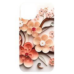 Sakura Flowers Flower Pink Blossom Spring Iphone 14 Black Uv Print Case