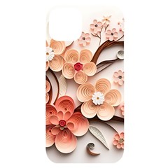 Sakura Flowers Flower Pink Blossom Spring Iphone 14 Plus Black Uv Print Case