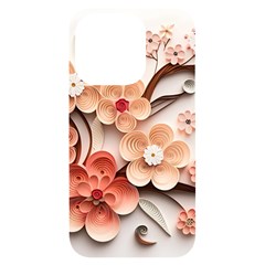 Sakura Flowers Flower Pink Blossom Spring Iphone 14 Pro Black Uv Print Case