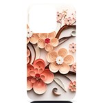 Sakura Flowers Flower Pink Blossom Spring iPhone 14 Pro Black UV Print Case Front