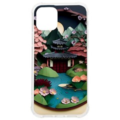 Japanese Garden Flowers Landscape iPhone 12/12 Pro TPU UV Print Case