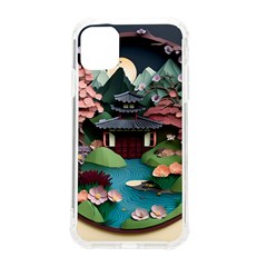 Japanese Garden Flowers Landscape iPhone 11 TPU UV Print Case