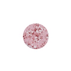 Flower Flowers Floral Flora Naturee Pink Pattern 1  Mini Buttons