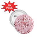 Flower Flowers Floral Flora Naturee Pink Pattern 1.75  Buttons (10 pack) Front