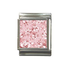 Flower Flowers Floral Flora Naturee Pink Pattern Italian Charm (13mm)