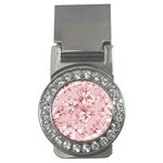 Flower Flowers Floral Flora Naturee Pink Pattern Money Clips (CZ)  Front