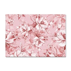 Flower Flowers Floral Flora Naturee Pink Pattern Sticker A4 (100 pack)