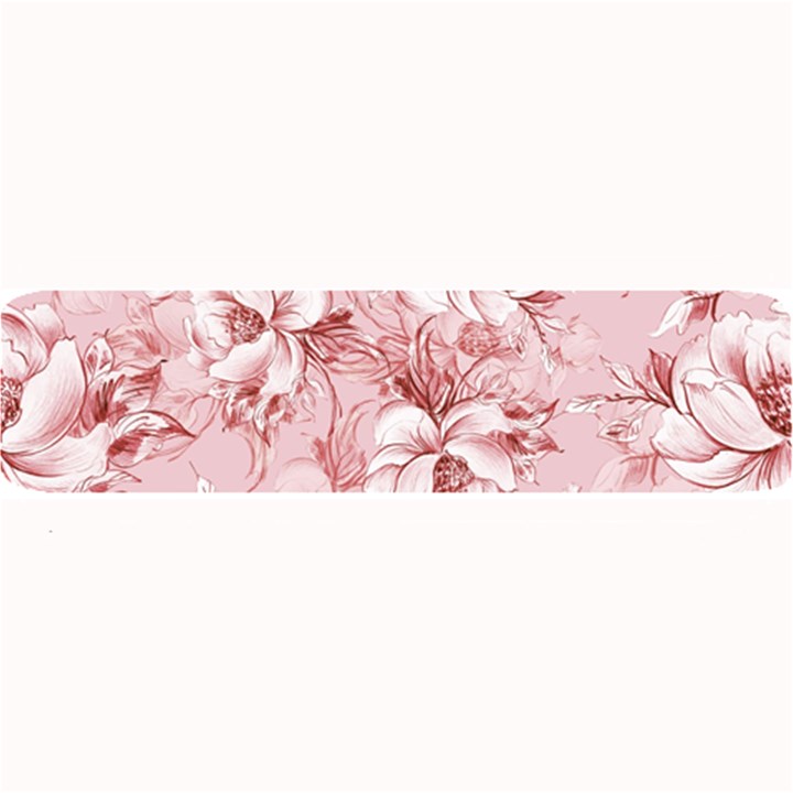 Flower Flowers Floral Flora Naturee Pink Pattern Large Bar Mat