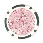 Flower Flowers Floral Flora Naturee Pink Pattern Poker Chip Card Guard (10 pack) Back