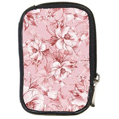 Flower Flowers Floral Flora Naturee Pink Pattern Compact Camera Leather Case