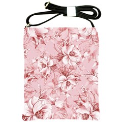 Flower Flowers Floral Flora Naturee Pink Pattern Shoulder Sling Bag