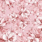 Flower Flowers Floral Flora Naturee Pink Pattern Play Mat (Square) Front