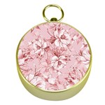 Flower Flowers Floral Flora Naturee Pink Pattern Gold Compasses Front