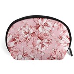 Flower Flowers Floral Flora Naturee Pink Pattern Accessory Pouch (Large) Front