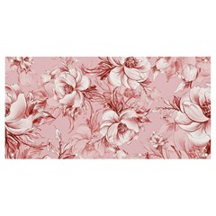 Flower Flowers Floral Flora Naturee Pink Pattern Banner and Sign 8  x 4 