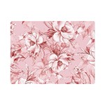 Flower Flowers Floral Flora Naturee Pink Pattern Premium Plush Fleece Blanket (Mini) 35 x27  Blanket Front