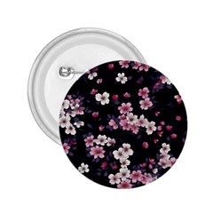 Sakura Flower Flowers Floral Flora Nature 2 25  Buttons