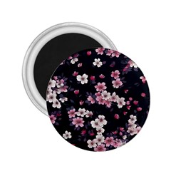 Sakura Flower Flowers Floral Flora Nature 2 25  Magnets by Jancukart