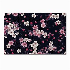 Sakura Flower Flowers Floral Flora Nature Postcard 4 x 6  (pkg Of 10)