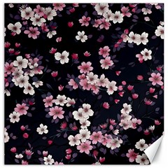 Sakura Flower Flowers Floral Flora Nature Canvas 20  X 20  by Jancukart