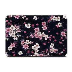 Sakura Flower Flowers Floral Flora Nature Small Doormat by Jancukart